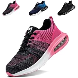 Zapatos De Seguridad Dama Zapatos de Seguridad para Hombre 38 Zapatillas Trabajo Seguridad Mujer con Punta de Acero S3 Ligero Zapatos de Seguridad Deportivos Botas de Seguridad Comodo Transpirable Verano Unisex Rosa
