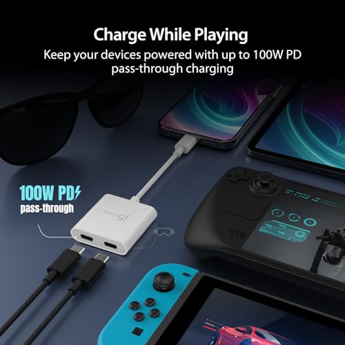 Adaptador USB-C j5create AR Glasses video y carga miniatura 4