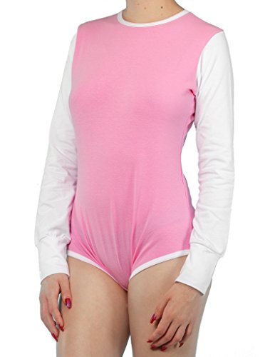 Littletude Pink Long Sleeve ABDL Onesie - S