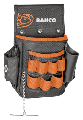 Bahco 4750-ep-1 Elektriker Tasche con ranuras de cuero y remaches