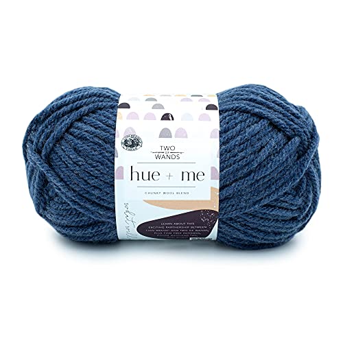 Image of Lion Brand Yarn, Hue + Me Chunky Yarn for Crocheting, Knitting, and Crafts, Magic Hour, 1 Pack