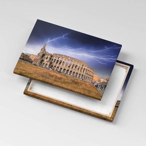 Image imprimée sur toile Orage dans le Colisée de haute qualité - 5