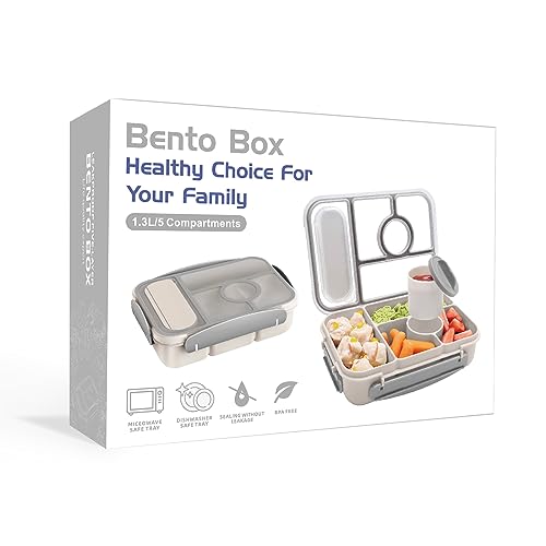 Amathley Bento Box Adult Lunch Box Kids,Lunch Containers for Adults/Kids/Todd...