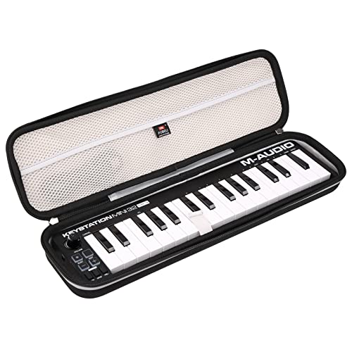 Fblfobeli Eva Hard Storage Carrying Case For M Audio Keystation Mini 32 Mk3 Ultra Portable Mini Usb Midi Keyboard Controller (Case Only) (New) #TOP24