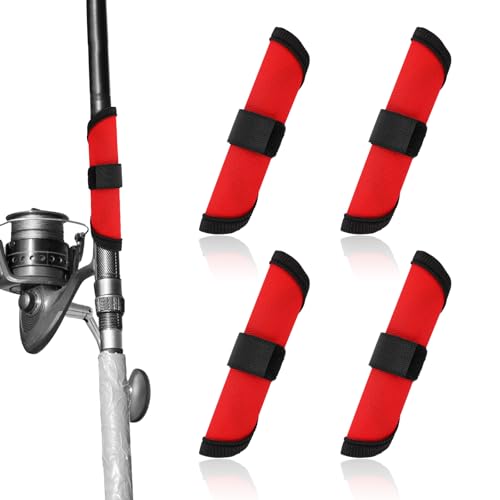 Gosknor 4pcs Lure Wrap, 5.9 Inch Fishing Lure Covers Hook Storage Protector