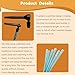 6 Pcs Maple Syrup Tree Tapping Kit,Maple Syrup Sugaring Starter Taps Reusable 2 Ft Food Grade Tubing Drop Lines Extractor Tubes & Maple Tree Taps for Maple Birch Syrup Supplies
