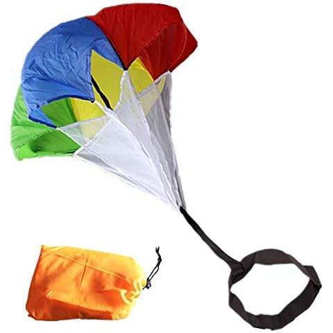 wiiAiloo Speed Resistance Training Parachute Sprint Parachutes Equipment Sprint Parachutes Resistance Training Tool for Kids Teenager (colour) Cover