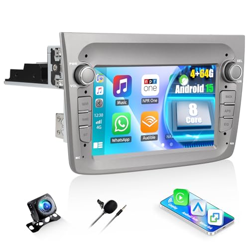 CAMECHO 4+64G 7 Pollici 8-Core Autoradio per Alfa Romeo MITO
