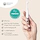 Matchstick Monkey Baby Elektrische Zahnbürste - Sanfte Reinigung für Babys & Kleinkinder - 3-36 Mon. - ultraweiche Borsten & BioCote® Schutz - Schallzahnbürste - inkl. Batterie (Giraffe)