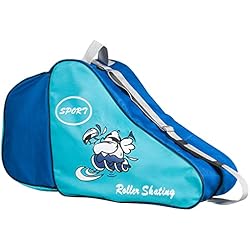 Porta Patines Niña Ceestyle Bolsa de Patinaje sobre Ruedas, Bolsa de Patinaje sobre Hielo Unisex con Correa de Hombro Ajustable Bolsa de Almacenamiento de Tela Oxford para Patines para Mujeres, Hombres, niños