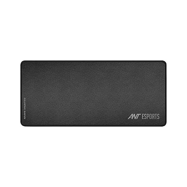 Ant Esports MP290 Gaming Mouse Pad-L- Large with Stitched Edges, Waterproof Non-Slip Base for Gaming & Office – Black