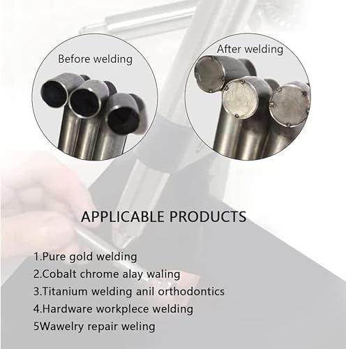 Modink Saldatrice Automatica Ad Arco Ad Argon A Punti Cnc, Saldatrice Laser Portatile Da 100 W, Kit Saldatore Permanente Per Gioielli, Alluminio Dorato Saldabile, Titanio, 50-600 A - 5