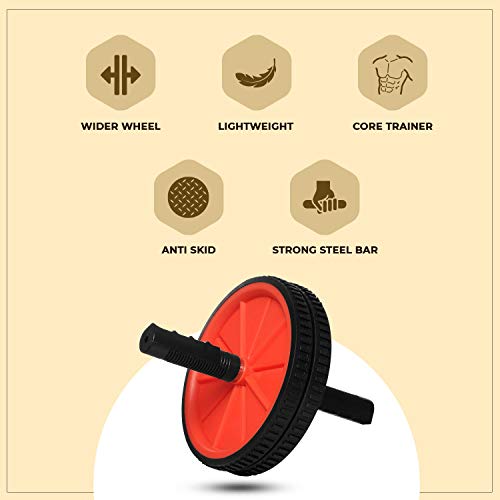 Image of Ab Wheel Roller and Core Exercise Roller Wheel for Men & Women (Multicolor)