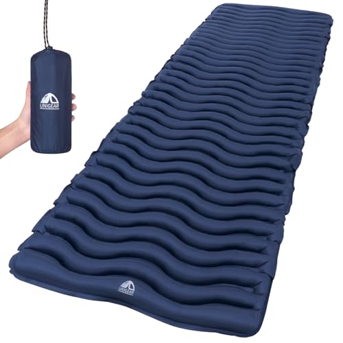 Unigear Ultralight Inflatable Sleeping Pad, Compact Air Camping Mat,Lightweight Camping Mattress for Backpacking, Hiking and Traveling option