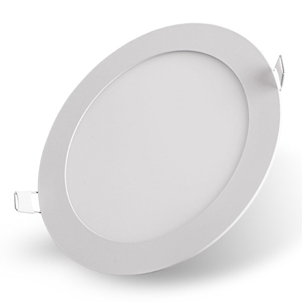 Spot encastré LED salon 9W blanc chaud et plafonnier discret