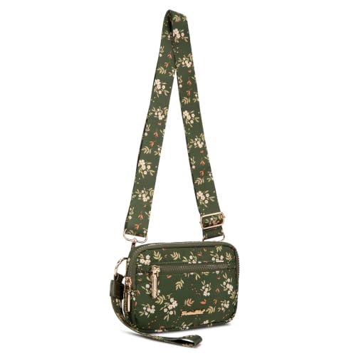 Montana West 3‑Zip Wristlet Purses for Women – RFID Crossbody Phone Wallet