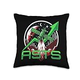 ASTS | Satellites | Stock Throw Pillow