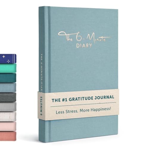 6-Minute Diary 3-Million-Copy Bestseller Gratitude Journal for Women & Men Guided Mental Health Journal Based on Positive Psychology Daily Manifestation Diary for Self-Care & Mindfulness