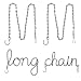 Outus 35 Inch Hanging Chain for Hanging Bird Feeders, Birdbaths, Planters and Lanterns, 4 Pack (Black)