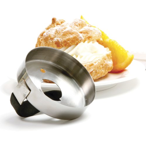 Coupe-pâte Norpro donut robuste avec poignée centrale pour beignets - 3