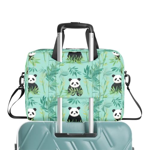 Maletín para portátil con diseño Panda Leaves 16'' miniatura 6