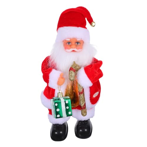 Père Noël Électrique avec Musique Décoration Festive Drôle pour Fête