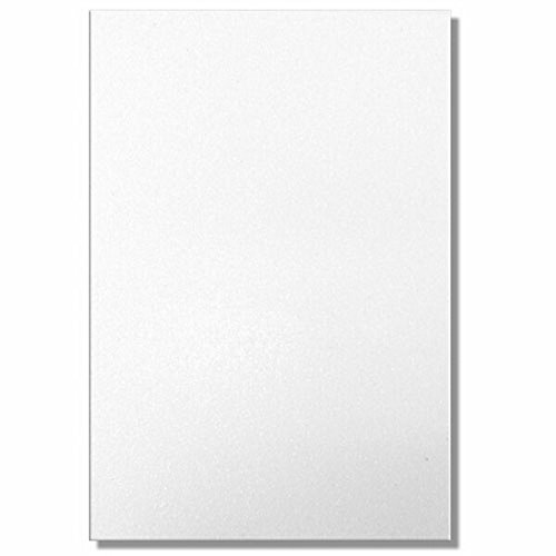 DovecraftA4 Stardust Glitter Card, White