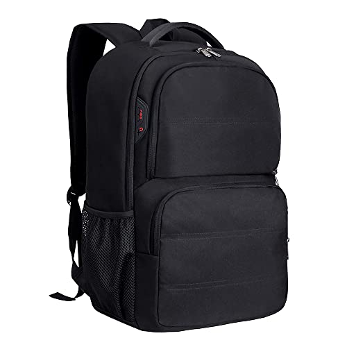 ABclown Mochila para portátil de 17,3 pulgadas, mochila de viaje de negocios con puerto de carga USB, mochila para portátil resistente al agua, mochila antirrobo para hombres y mujeres Cover