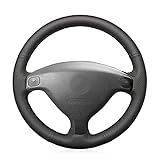 La superficie de la cubierta del volante está hecha de material resistente al desgaste, inodoro, y el forro antideslizante asegura un agarre estable y protege su volante de arañazos, decoloración y desgaste.