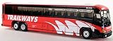 Iconic Replicas Trailways Burlington MCI D4505 Diecast Bus 1:87 Scale- HO Scale New in The Box!