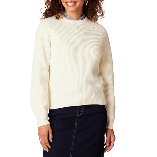 Image of Amazon Essentials Women's Ribbed Long Sleeve Crewneck Sweater