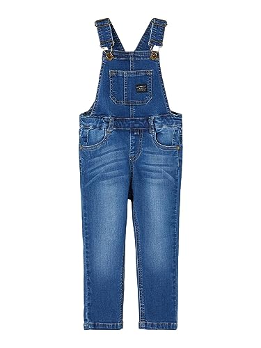 NAME IT - name it NMMROBIN DNMTUMLES 2618 Overall Noos Salopette, Medium Blue Denim, 80 Garçon