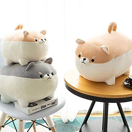 shuaiyin pelúcia para cães Shiba Inu, pelúcia animais com boneca, pelúcia macia e confortável Almofa
