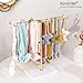 POVETIRE Headband Holder Organizer Bow Organizer for Girs, Metal Hair Band Stand Baby Headband Storage Display Hair Accessories Organizer Rack Neutral Pacifier Clip Baby Bibs Newborn Essentials