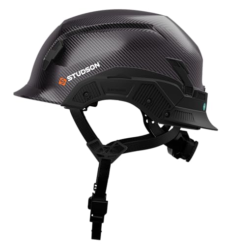 STUDSON SHK-1 Non-Vented Safety Helmet - Type 2 Class E (Carbon, L/XL 58-63cm)