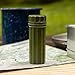 ASR Outdoor Water Resistant Match Stick Storage Container and Fire Starter Mirror