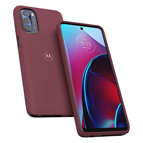 Image of Motorola Moto G Stylus (2022) Protective Case- Precision fit, Stylish Shock Absorbing Phone Cases - Marsala /Wine Red [NOT for 2022 G Stylus 5G Version]