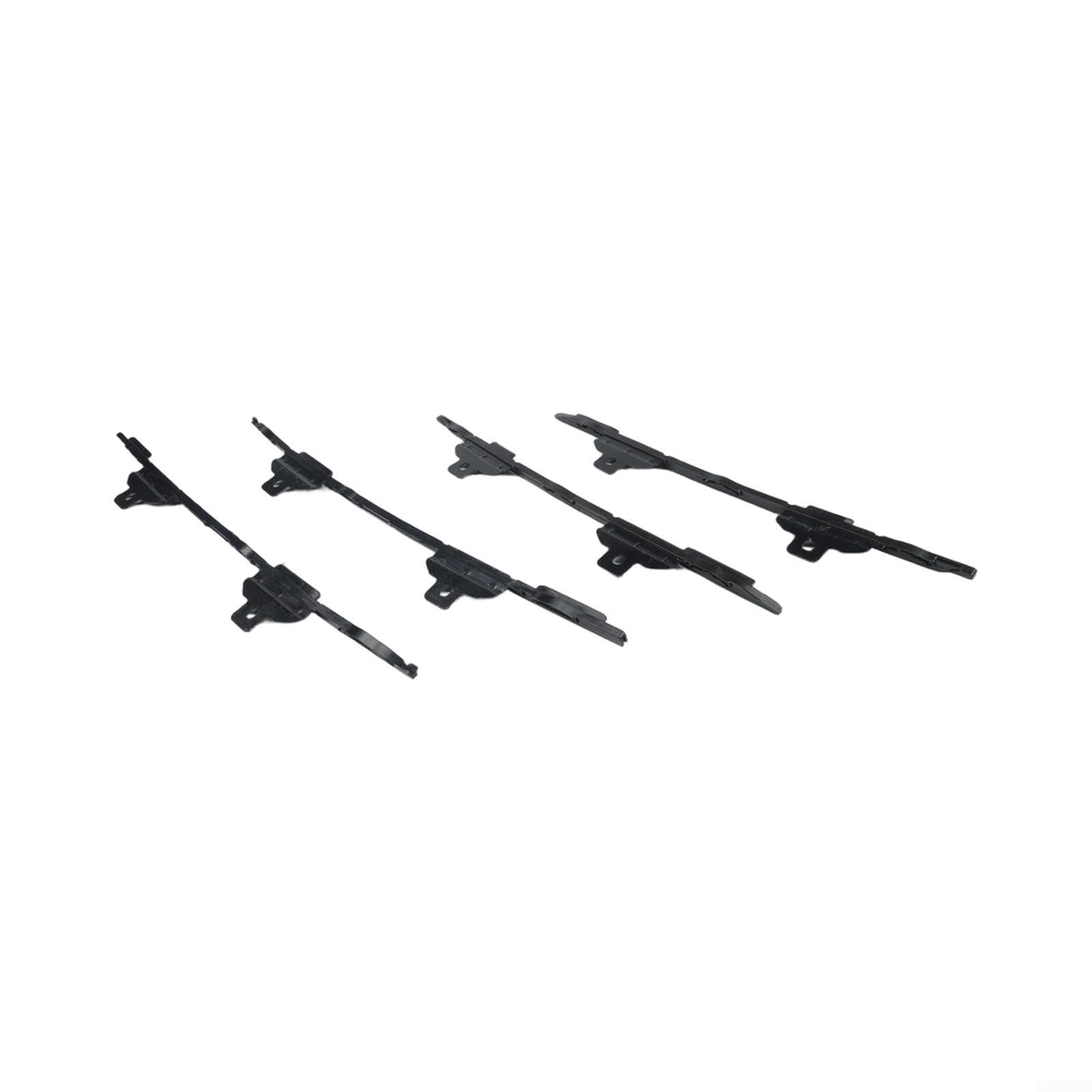 4x Dachhimmel Gleiter Clip Reparatur Set ABS Schwarz