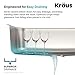 KRAUS Premier 32 in. Undermount 50/50 Double Bowl 18-Gauge Stainless Steel Kitchen Sink and Commercial Style Pull Down Faucet in Spot-Free Stainless Steel, KCA-1200
