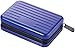 TROIKA Design Werkstatt Kreditkartenetui im Stil eines Hartschalenkoffers blau KARTENKOFFER 105 x 70 x 30 mm