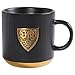 VfB Stuttgart Tasse Wappen Platine schwarz matt offizieller Lizenzartikel