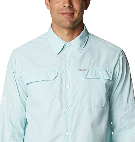 Image of Columbia Men's Silver Ridge 2.0 Long Sleeve Shirt, ICY Morn, 4X