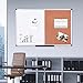 VIZ-PRO Magnetic Dry Erase Board and Cork Notice Board Combination, 36 X 24 Inches, Silver Aluminium Frame