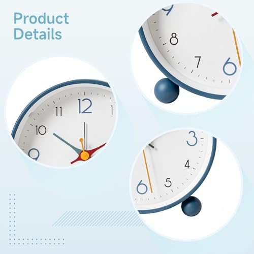 Reloj despertador sin tictac molesto para un descanso profundo y pacífico 3