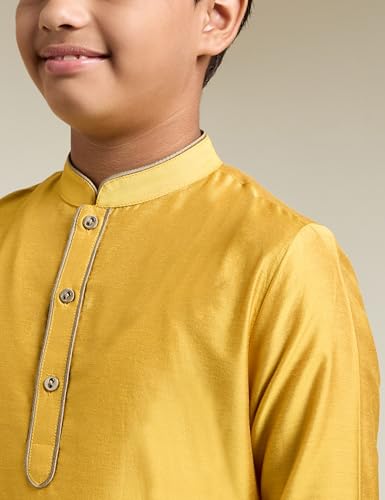 Image of Amazon Brand - Symbol Boy's Festive Rayon Kurta Pajama Set