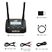 1Mii B06TX+ Long Range Bluetooth 5.3 Transmitter for TV/PC/Projector to 2 Wireless Headphones/Speakers, Bluetooth Adapter for TV w/Screen Display, Plug n Play, aptX Low Latency & Adaptive & HD Audio