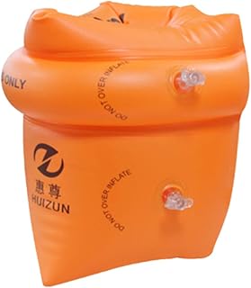 Garneck Braçadeiras De Natação 2 Pçs Flutuante Braçadeiras De Natação Faixas De Braço De Natação Grosso Anel De Braço Adulto Anel De Braço Laranja Anel De Braço Círculo Aldult Laranja