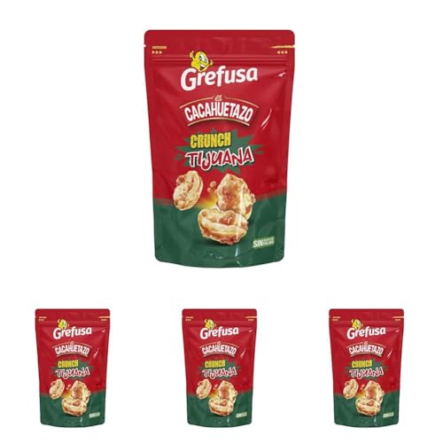 CACAHUETE CRUNCH TIJ SIN ACEITE DE PALMA 110G (Paquete de 4)