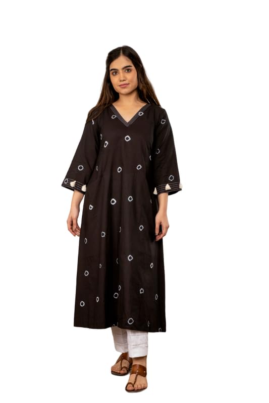 TANYA BERRY Cotton Bandhani Kurta Elegant Women's Kurta Set with Dupatta - Traditional Indian Ethnic Wear, Perfect for Festivals, Weddings, & Special Occasions 19