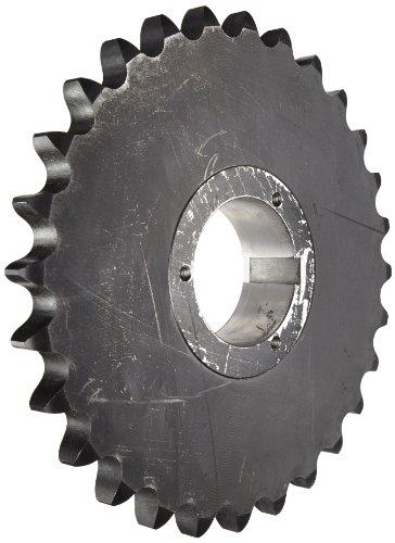 Pignon de chaîne robuste Tsubaki 28 dents conception conique ANSI 120